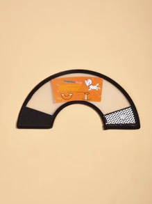 1pc Plain Pet Recovery Collar - White - View 2