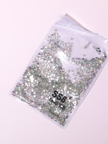 1pack Rhinestone Nail Art Decoration - Pink - View 3