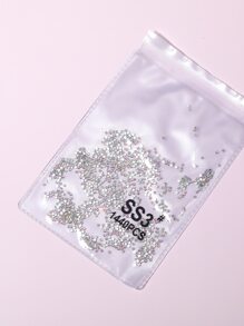 1 件装水钻美甲装饰 DIY 指甲饰品 美甲宝石 美甲用品 指甲 - 粉色 - 查看 3