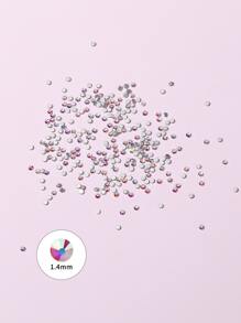 1 件装水钻美甲装饰 DIY 指甲饰品 美甲宝石 美甲用品 指甲 - 粉色 - 查看 4