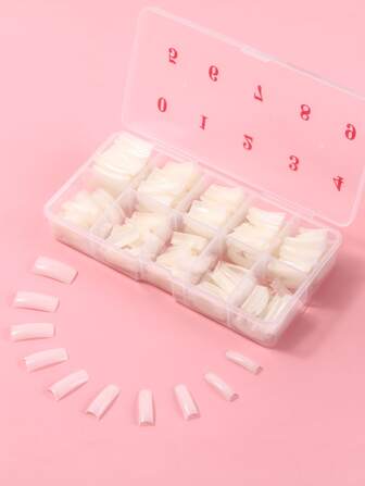 500pcs Long Square Fake Nail Press On Nails Nail Supplies