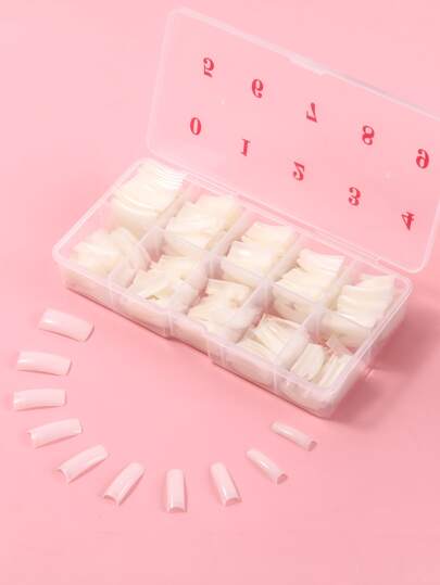 500pcs Long Square Fake Nail Press On Nails Nail Supplies