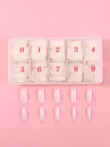 500pcs Long Square Fake Nail Press On Nails Nail Supplies