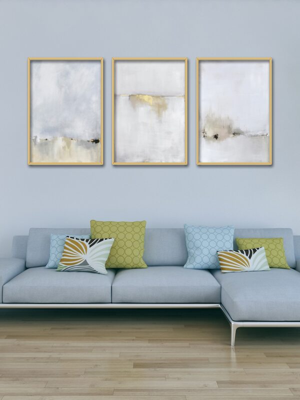 3pcs Graphic Print Unframed Painting