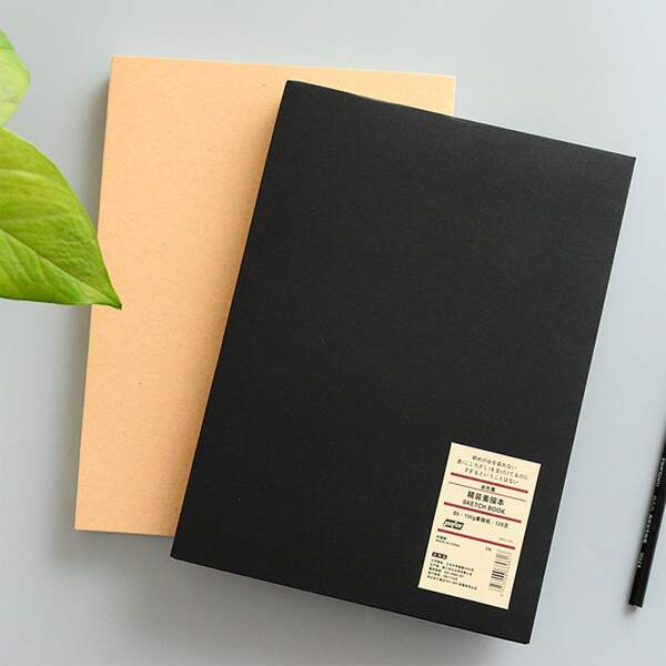 

1pc Plain Cover Random Notebook, Multicolor