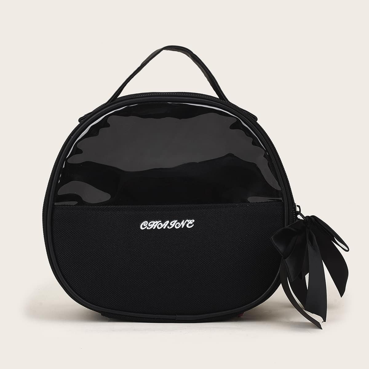 

Canvas Makeup Bag, Black