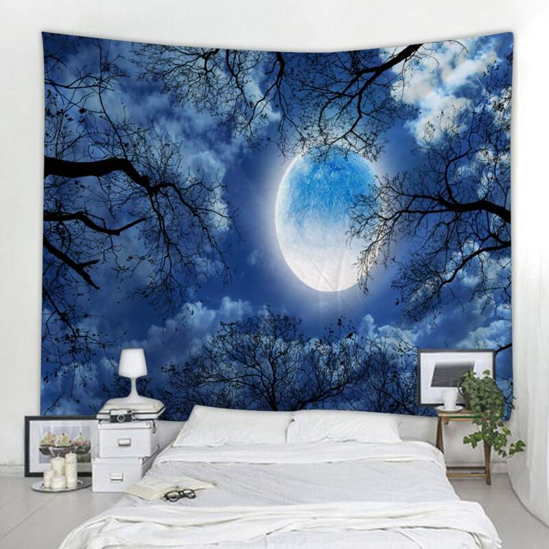 

Moon Pattern Tapestry, Multicolor