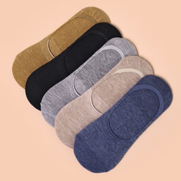 

5pairs Men Minimalist Invisible Socks, Multicolor