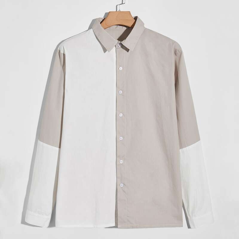 

Guys Colorblock Shirt, Multicolor