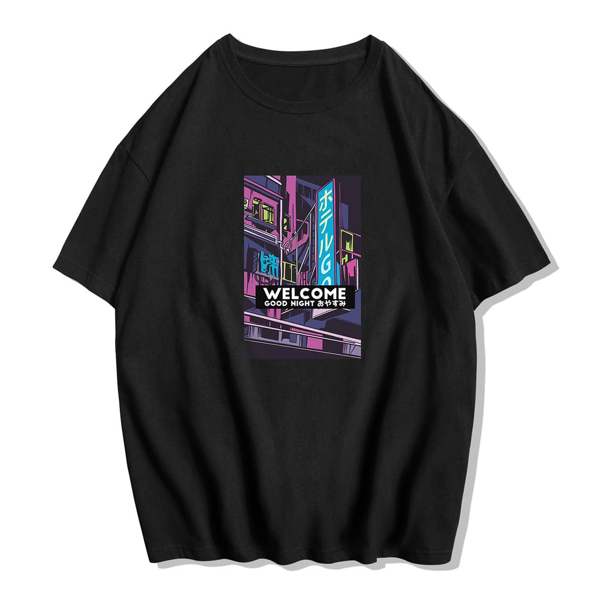 

Guys Letter Graphic Tee, Black