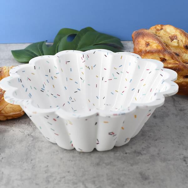

1pc Silicone Cake Mold, White