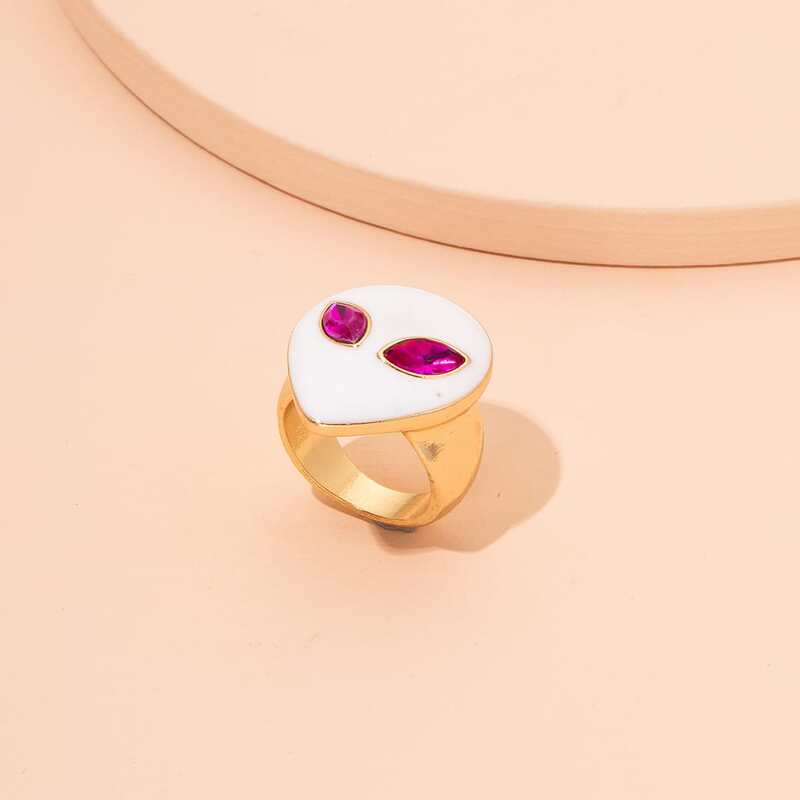 

Alien Decor Ring, Gold