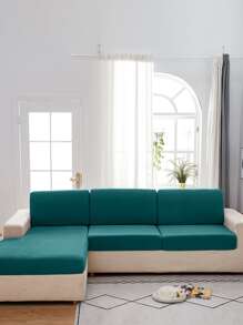 素色沙發座墊套 - 藍色 - 查看 9