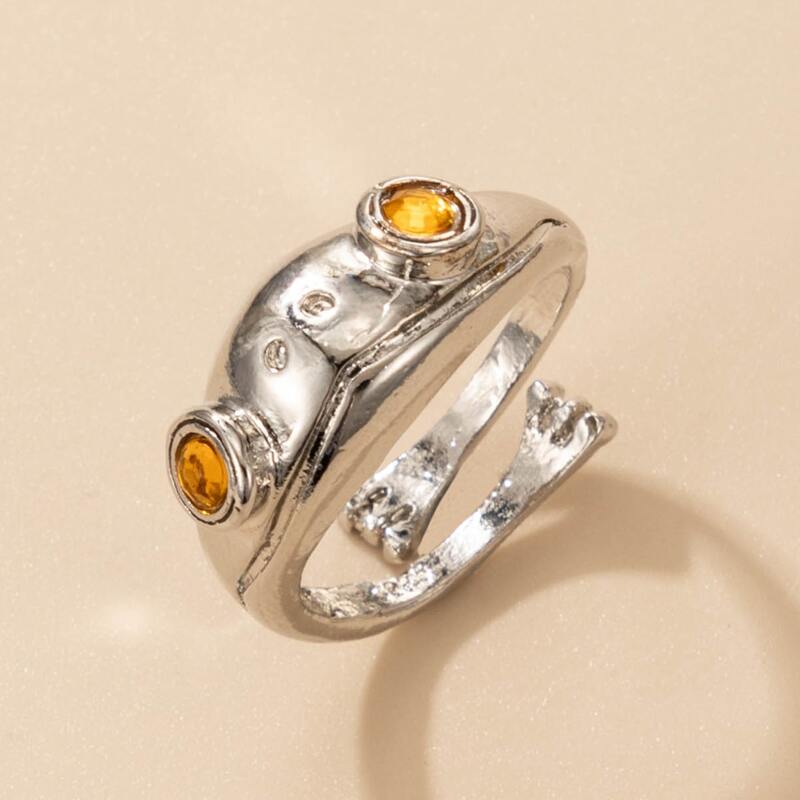 

Frog Design Ring, Silver