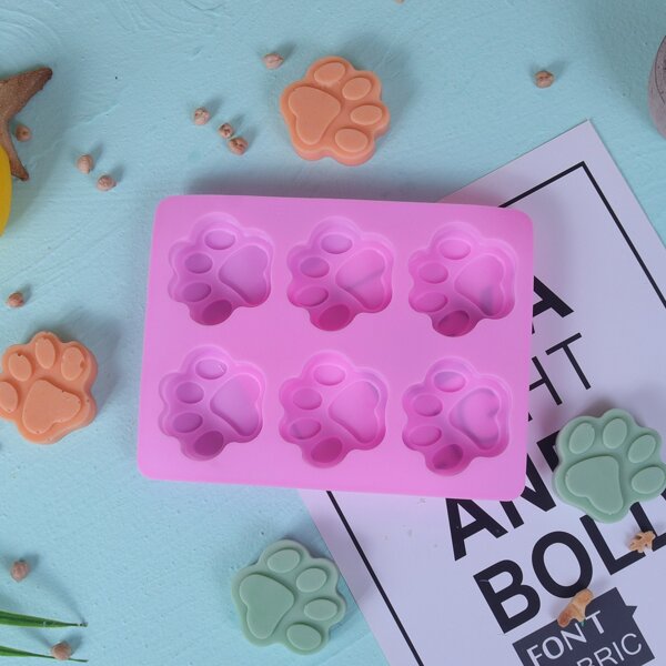 

1pc Cat Paw Design Mold, Pink