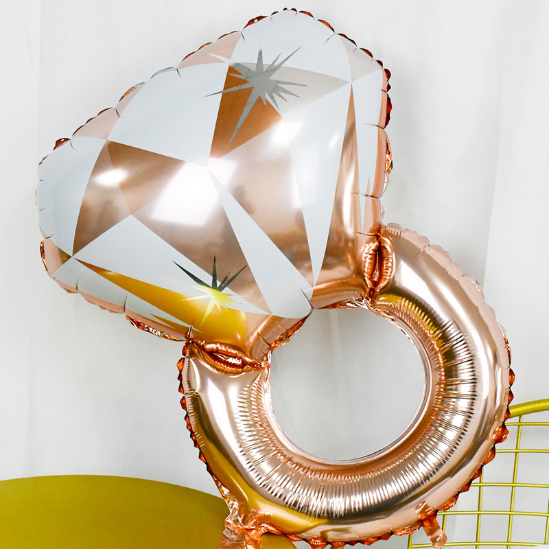 

1pc Ring Design Balloon, Multicolor