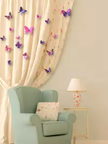 12 miếng dán hình bướm 3D, nhãn dán, decal dán tường, decal vinyl trang trí nhà cửa, vật dụng trang trí mùa xuân làm mới ngôi nhà của bạn, nhãn dán trang trí lễ hội quà tặng sinh nhật tốt nghiệp - Màu tím - Xem 3