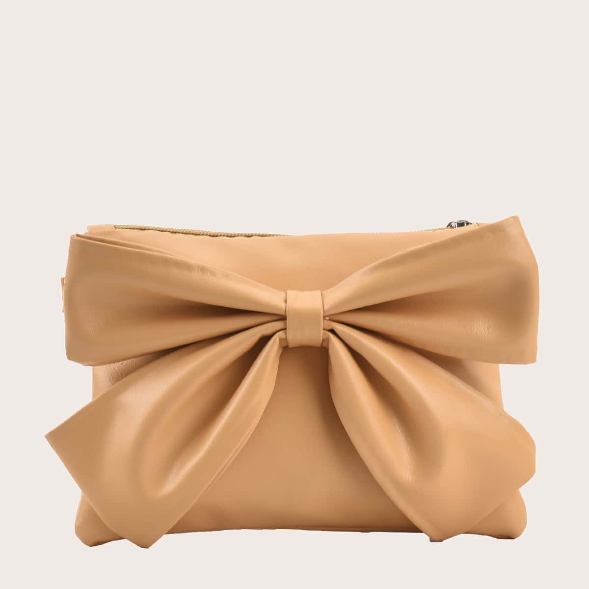 

Bow Decor Crossbody Bag, Khaki