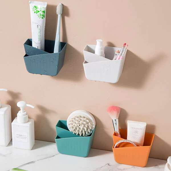 

1pc Random Color Multifunction Storage Box, Multicolor