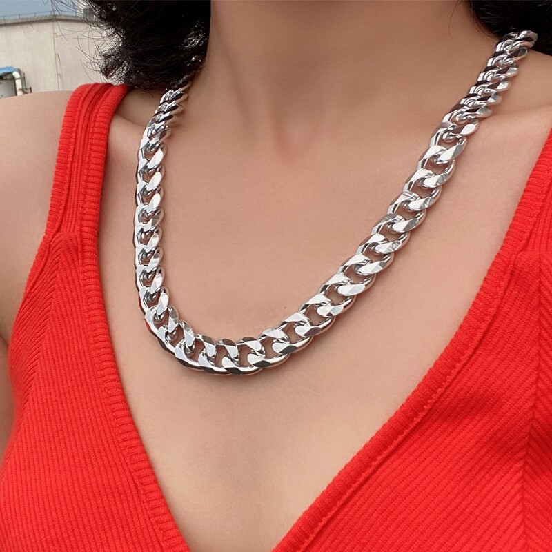 

Minimalist Chain Necklace, Silver