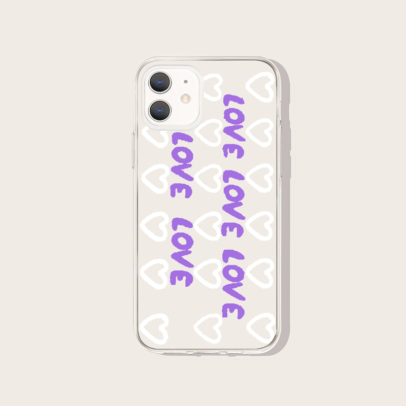 

Letter Graphic Phone Case, Multicolor