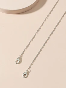 2 chiếc vòng tay đơn giản - Bạc - Xem 4