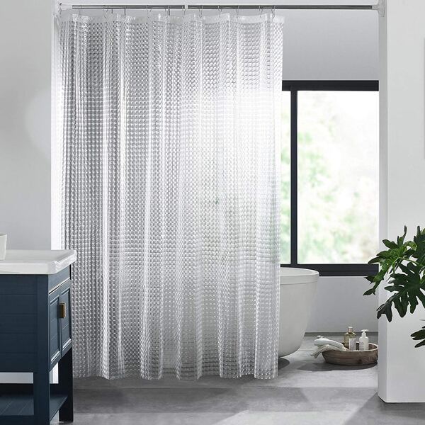 

3D Clear Shower Curtain