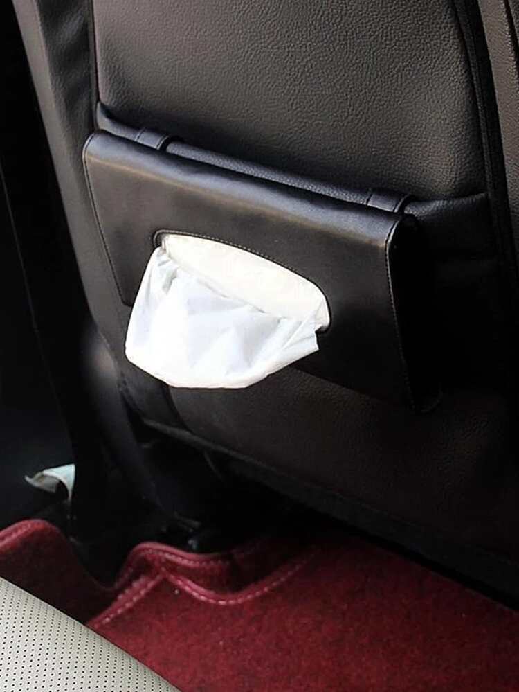 汽車紙巾盒 - 黑色 - 查看 4