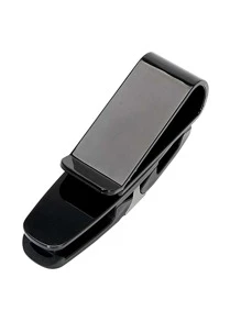 Car Glasses Holder Sun Visor Clip - Black - View 4