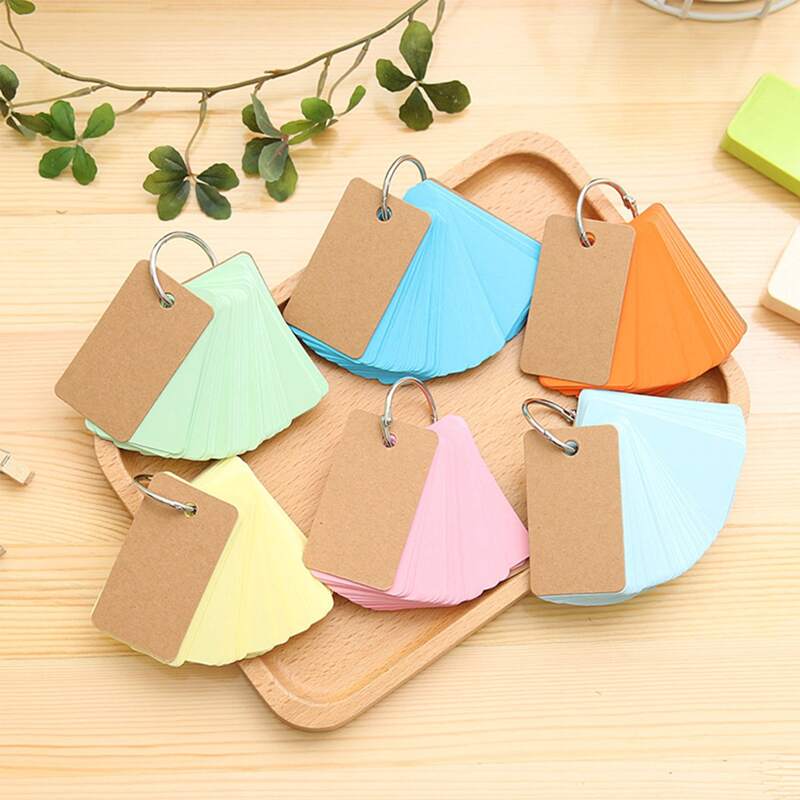 

1pc Random Ring Linked Notebook, Multicolor