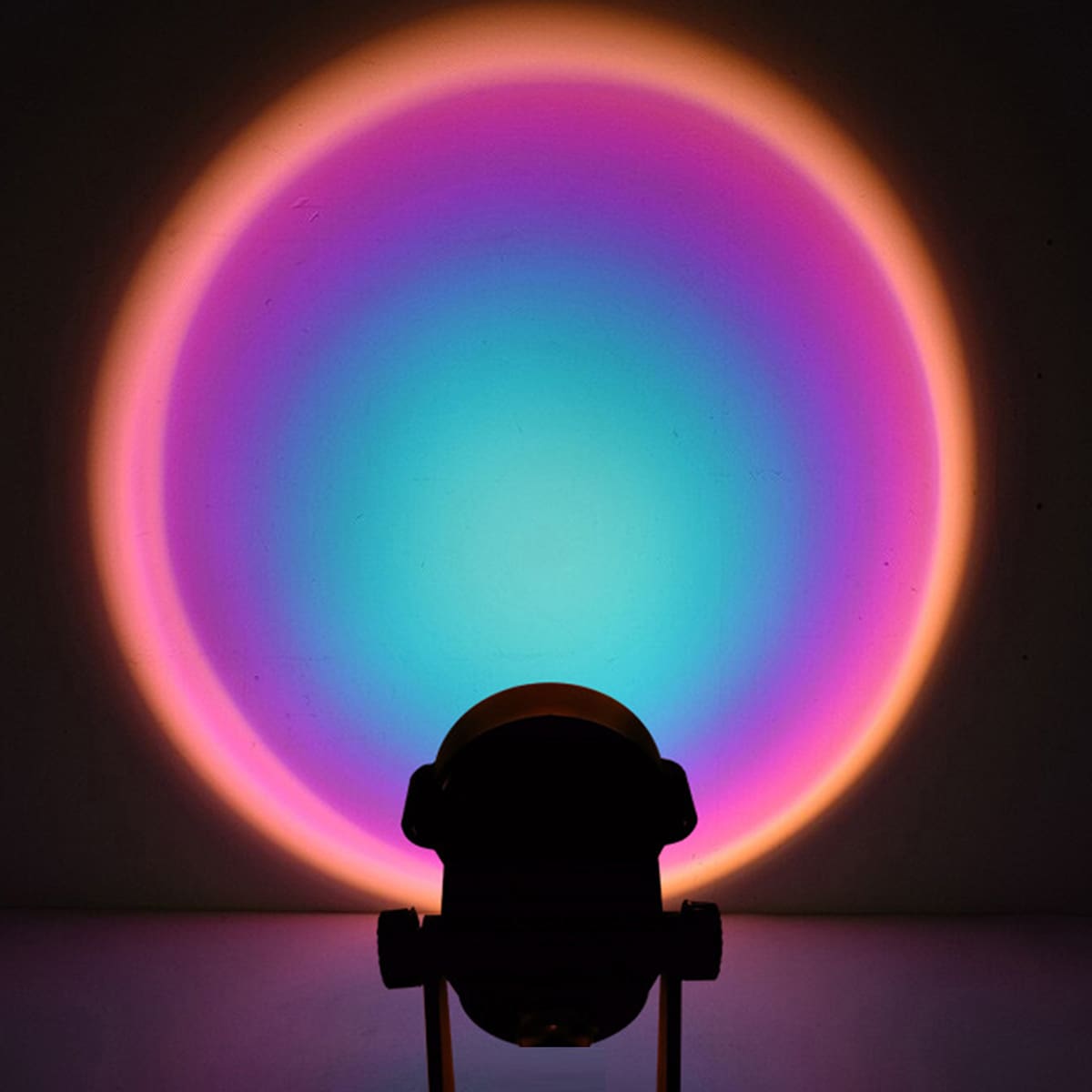 

1pc Sunset Led Light, Multicolor