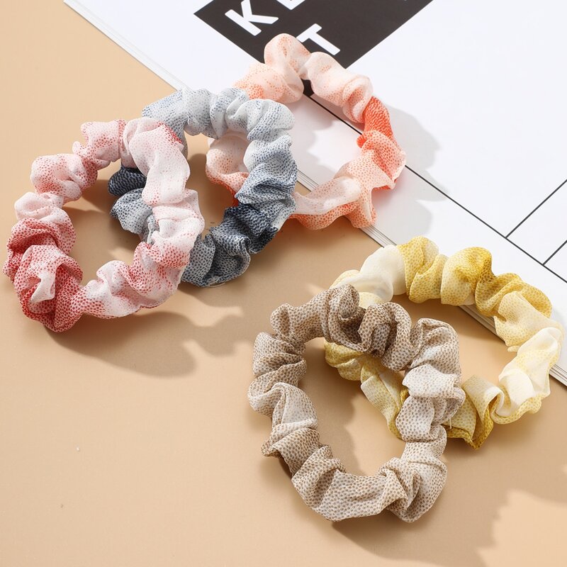 

5pcs Ombre Scrunchie, Multicolor