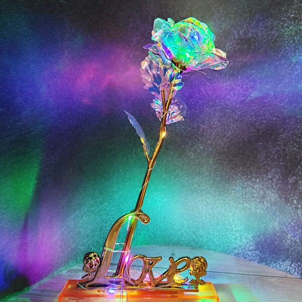

Rose Design Decorative Light, Multicolor