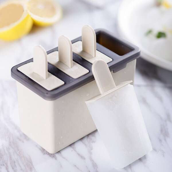 

1pc Random Color 4 Grid Popsicle Mold, Multicolor