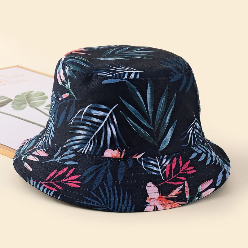 

Plant Graphic Bucket Hat, Multicolor