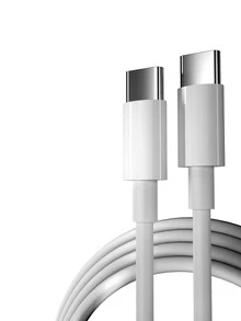 20W Fast Charging Cable - White - View 2