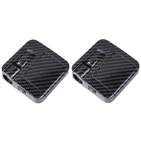 

2pcs Car Door Heart Pattern Projection Light, Black
