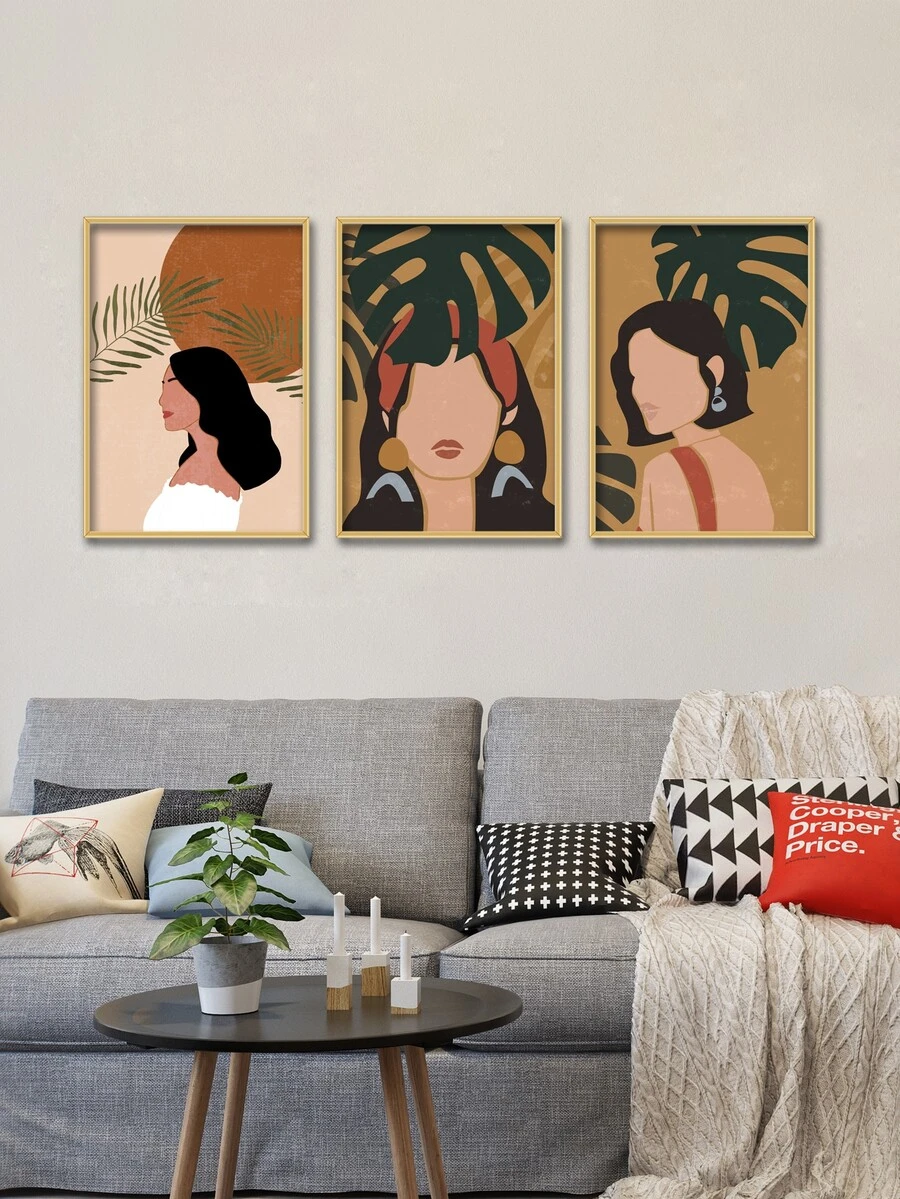 Arte de pared Láminas Decorativas sin Marco - Multicolor - Ver 1