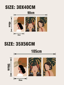 Arte de pared Láminas Decorativas sin Marco - Multicolor - Ver 2