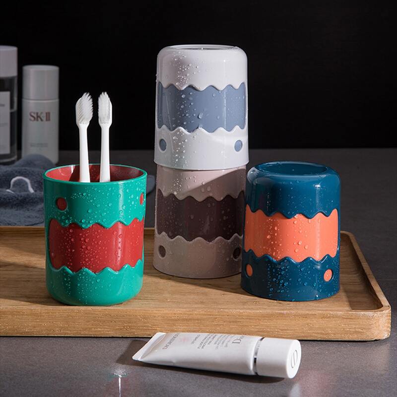 

1pc Random Color Block Gargle Cup, Multicolor