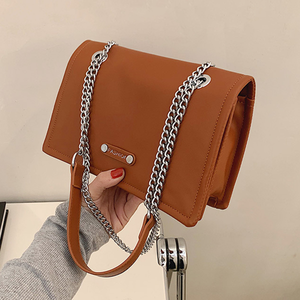 

Chain Shoulder Bag, Brown