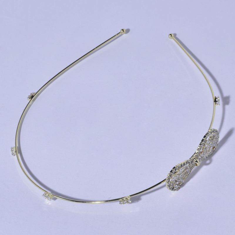 

Rhinestone Bow Decor Headband, Multicolor