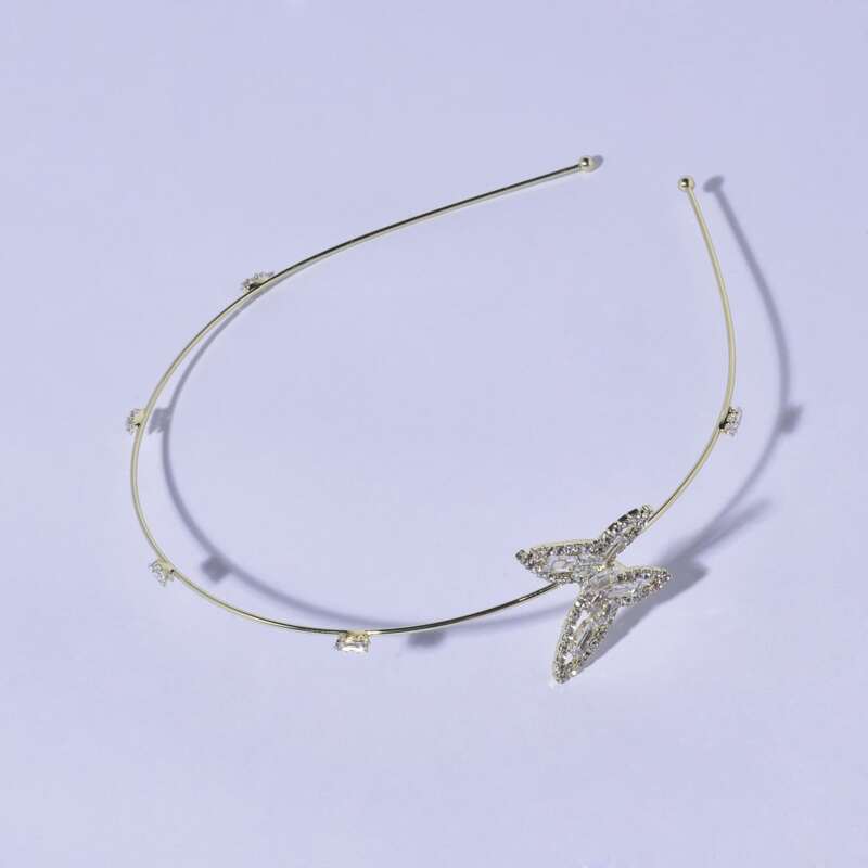 

1pc Rhinestone Decor Headband, Multicolor