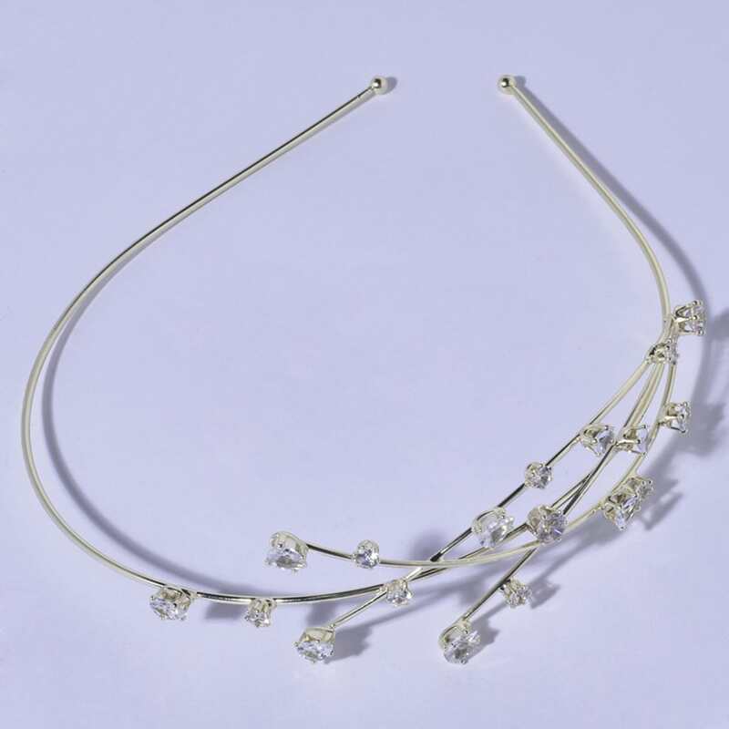 

1pc Rhinestone Decor Headband, Multicolor