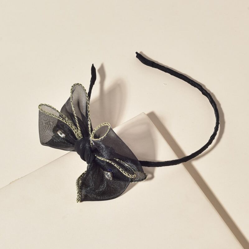 

1pc Bow Decor Headband, Multicolor