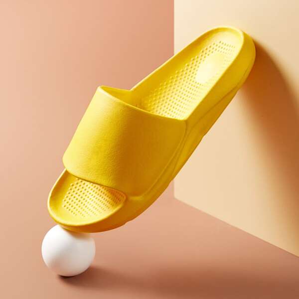 

Open Toe Minimalist Slides, Yellow