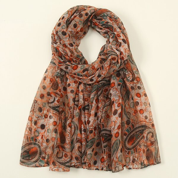 

Paisley Print Scarf, Multicolor
