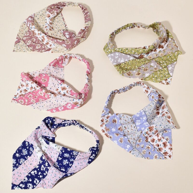 

5pcs Ditsy Floral Kerchief, Multicolor