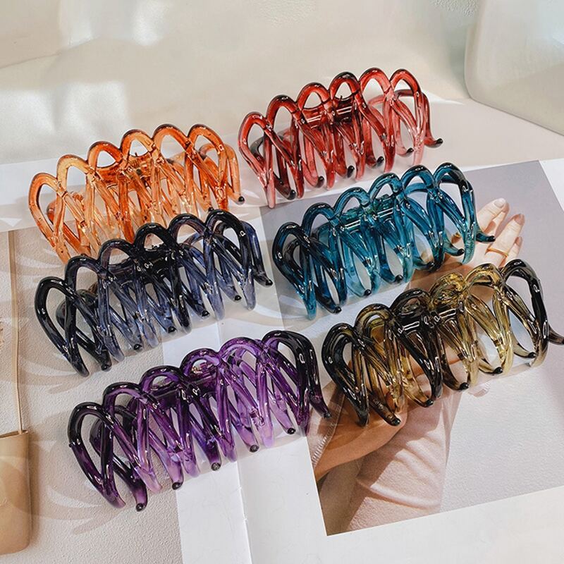 

2pcs Random Hair Claw, Multicolor