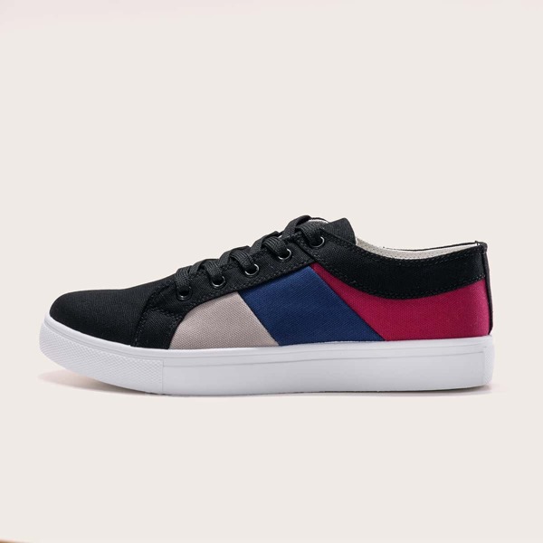 

Men Colorblock Canvas Shoes, Multicolor